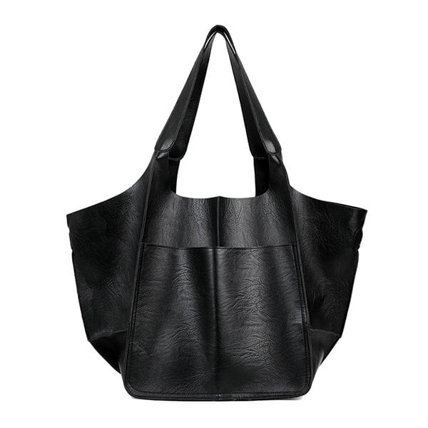 Carla™ - New oversized handcrafted handbag made from vegan leather