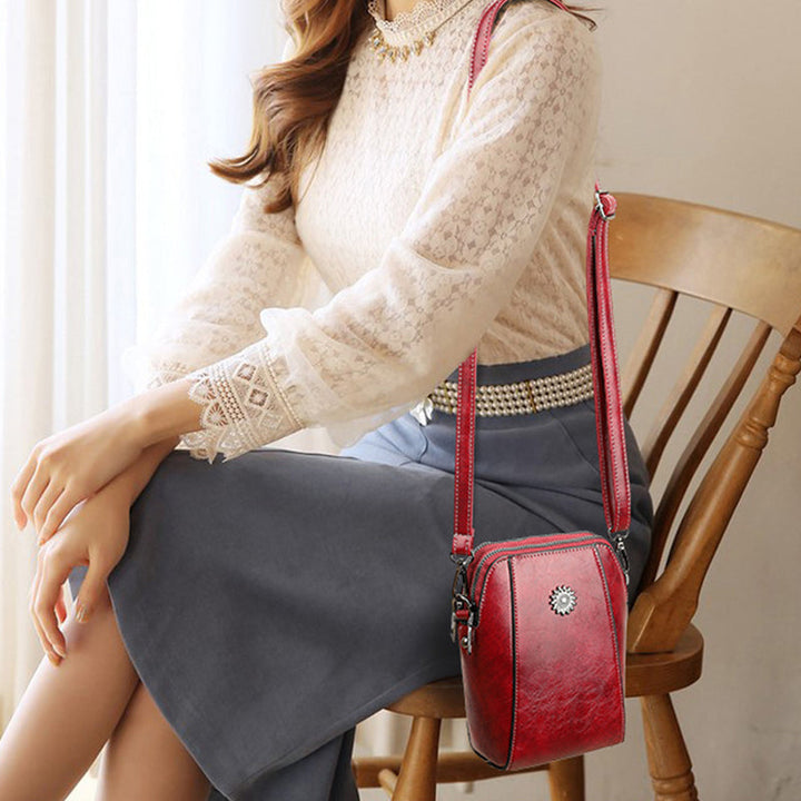 Vera™ - Stylish mini crossbody bag made of soft leather