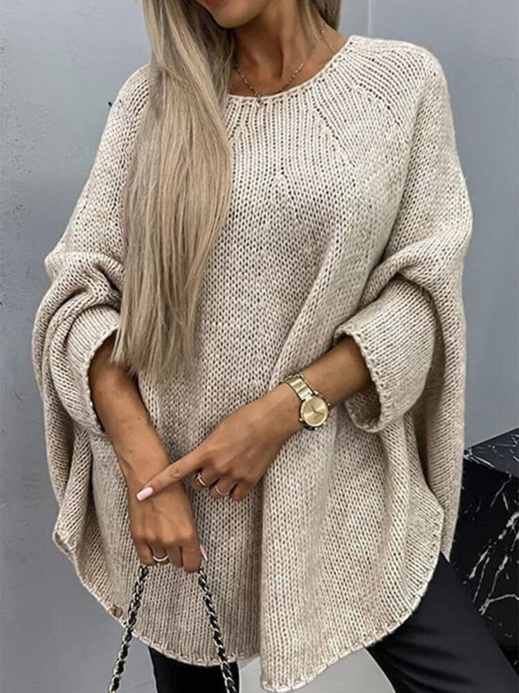 Women's round Neck Knit Sweater