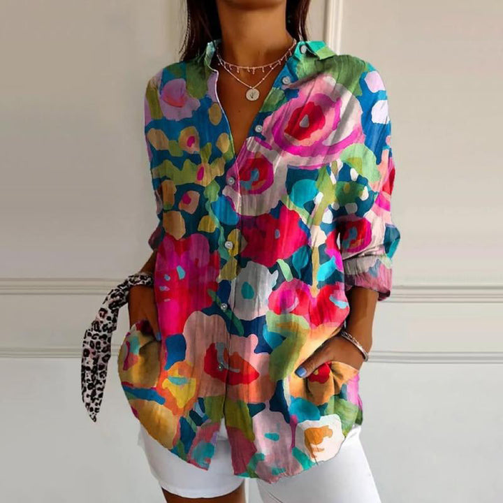 Vintage Colorful Blouse