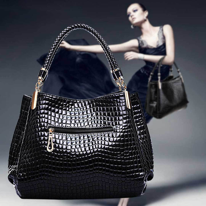 Tessa™ - Stylish Handbag with Crocodile Pattern