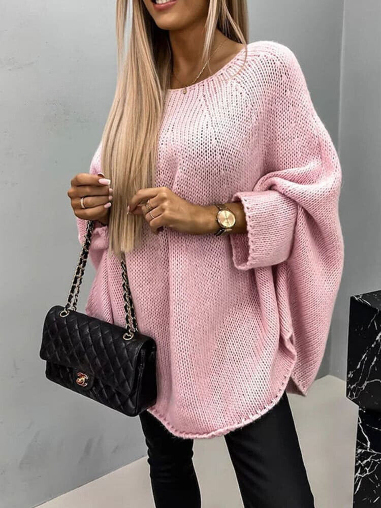 Women's round Neck Knit Sweater