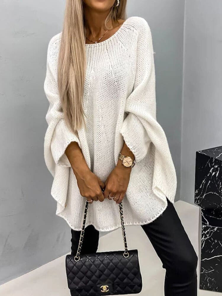 Women's round Neck Knit Sweater