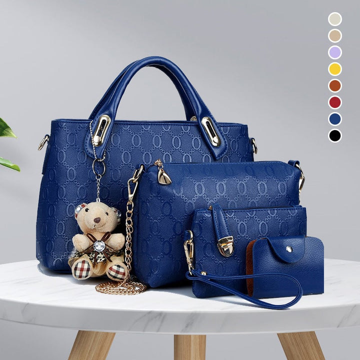 Mia™ - New Stylish Four-Piece Handbag Set