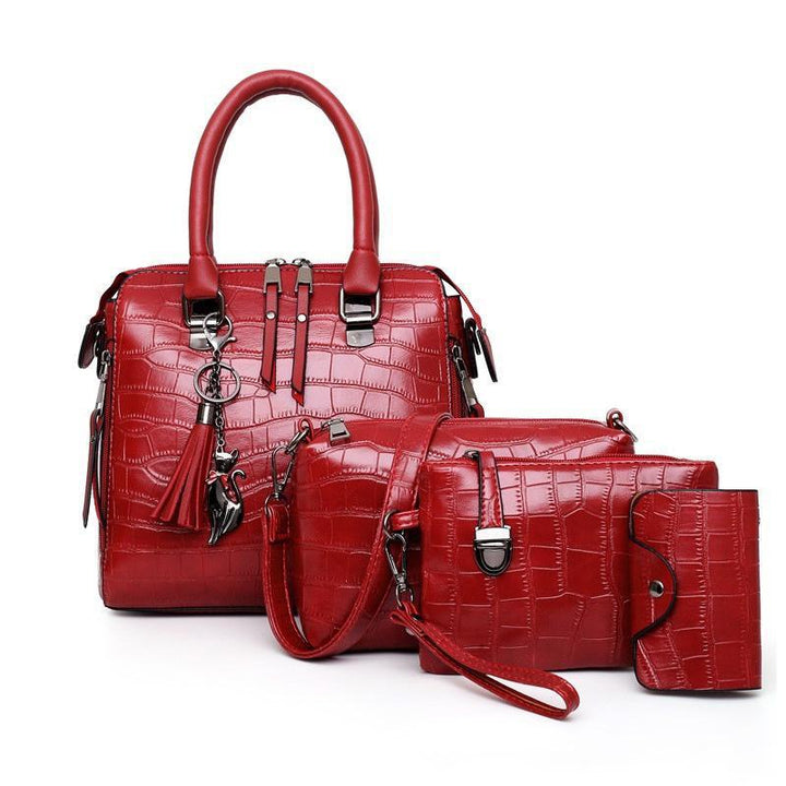 Harper™ - 4-Piece Modern Leather Bag Set