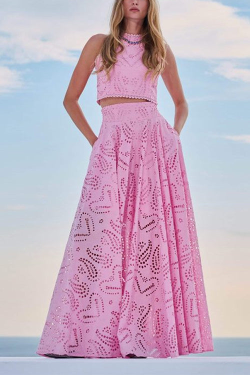 Mayfair Maxi Swing Skirt Set