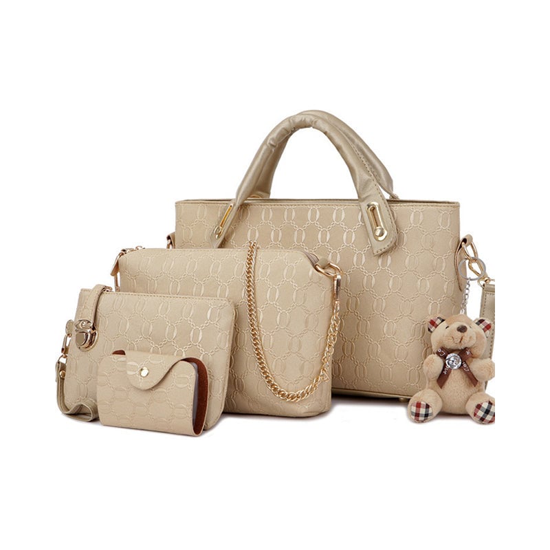 Mia™ - New Stylish Four-Piece Handbag Set