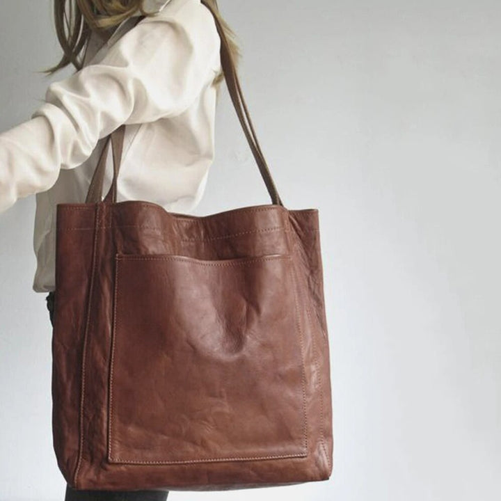 JansenStyle™ Dagmar - Elegant leather handbag