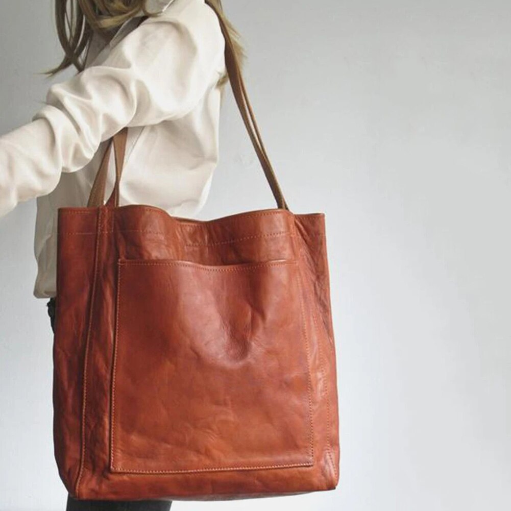 JansenStyle™ Dagmar - Elegant leather handbag