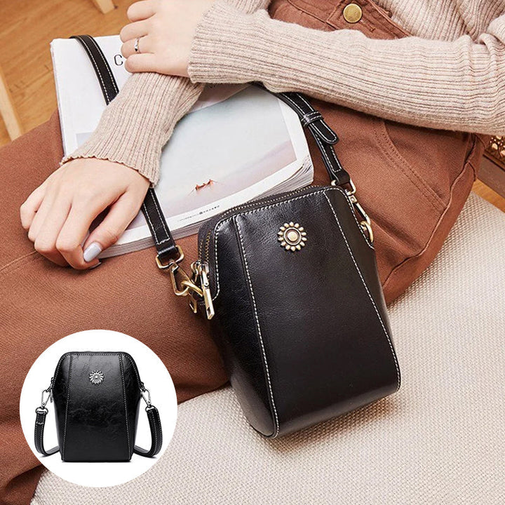 Vera™ - Stylish mini crossbody bag made of soft leather